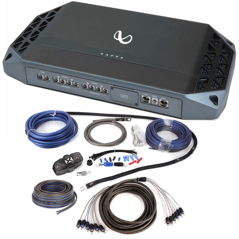 Infinity KAPPA FIVE Amplifier with Amplifier Wiring Kit Image 1