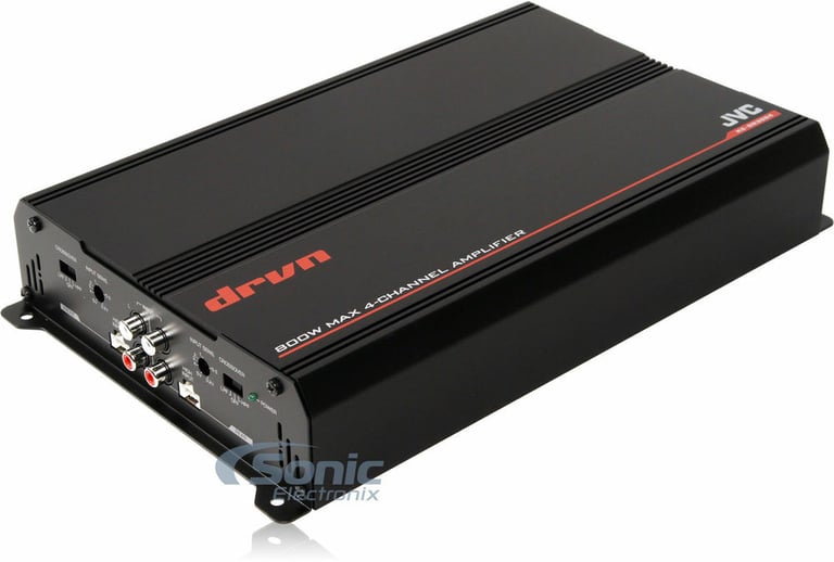JVC KS-DR3004 Amplifier + Belva 4 Gauge Amp Kit Image 2
