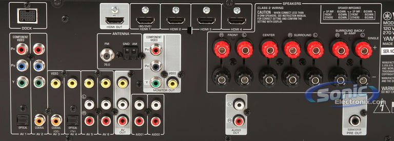 Yamaha RX-V567BL Image 5