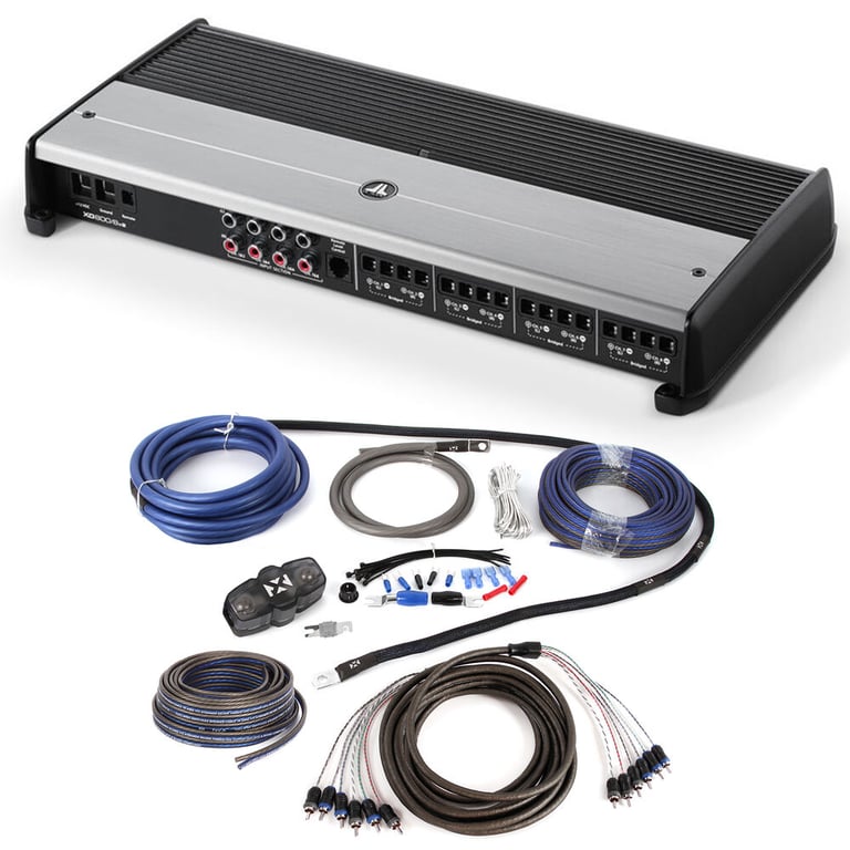 JL Audio XD800/8v2 with Amplifier Wiring Kit Image 1