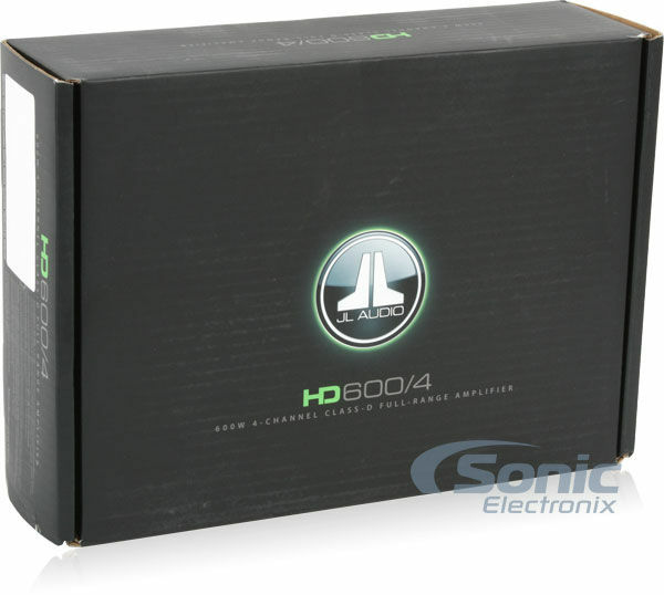 JL Audio HD600/4 with Amplifier Wiring Kit Image 6
