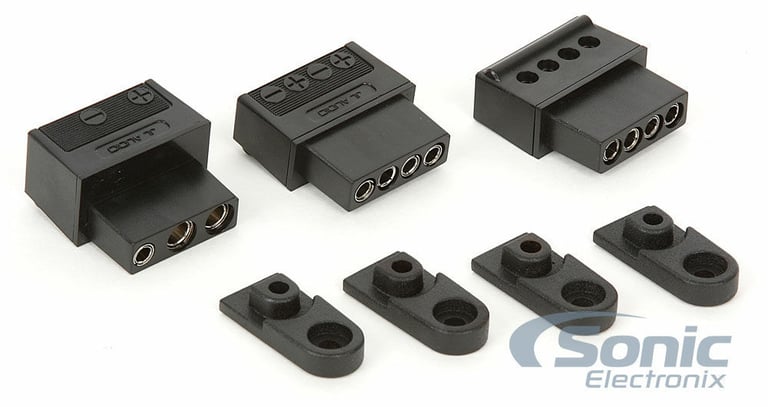 JL Audio HD600/4 with Amplifier Wiring Kit Image 5