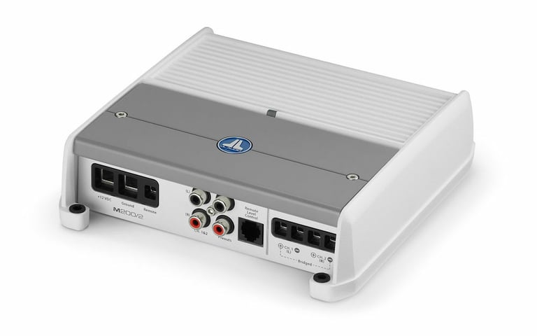 JL Audio M200/2 with Amplifier Wiring Kit Image 2