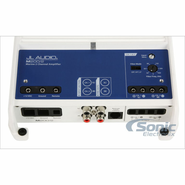 JL Audio M200/2 with Amplifier Wiring Kit Image 4