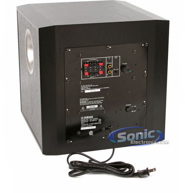 Yamaha YSTSW216BL Image 5