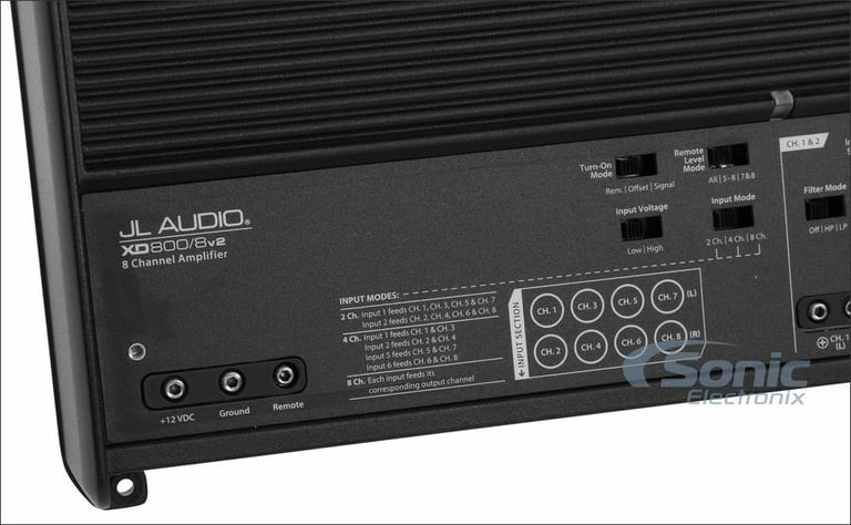 JL Audio XD800/8v2 with Amplifier Wiring Kit Image 5