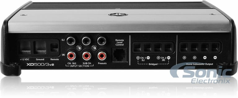 JL Audio XD500/3v2 Amplifier + High Quality NVX Amp Kit Image 5