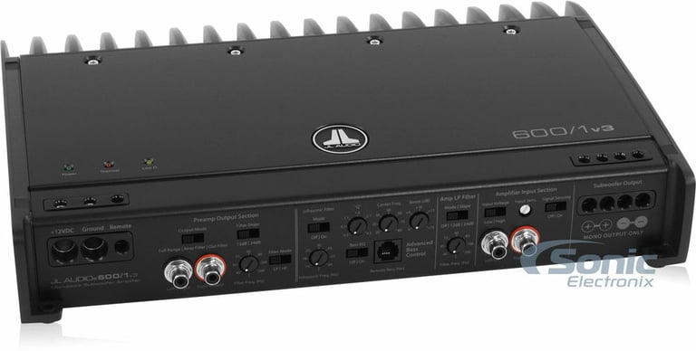 JL Audio Slash 600/1v3 Amplifier + Free High Quality NVX Amp Kit Image 3