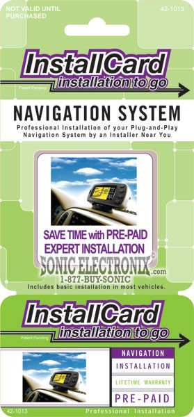 InstallCard 42-1013 (Navigation System) Image 1