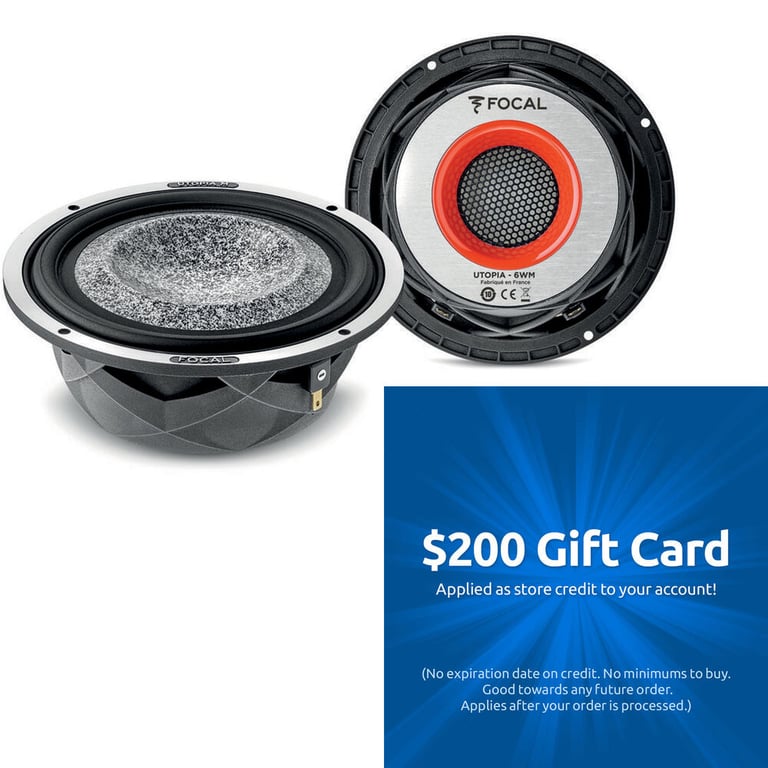 Focal 6WM Subwoofers + Free $200 Gift Card Image 1