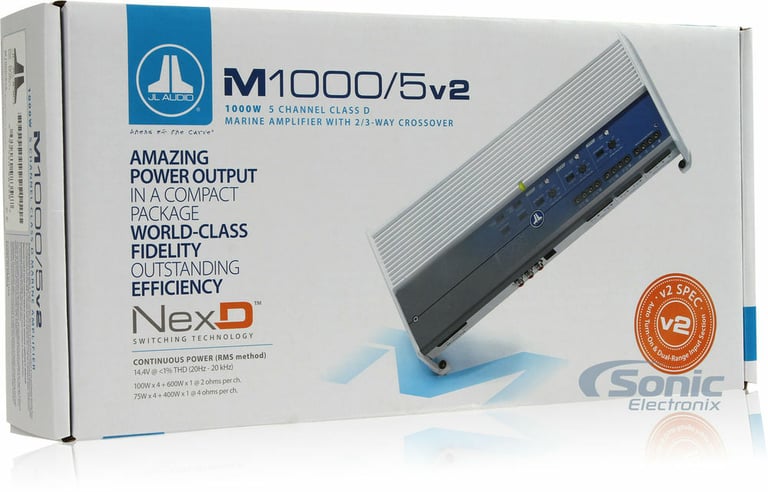 JL Audio M1000/5v2 Amplifier + Free $100 Gift Card Image 9