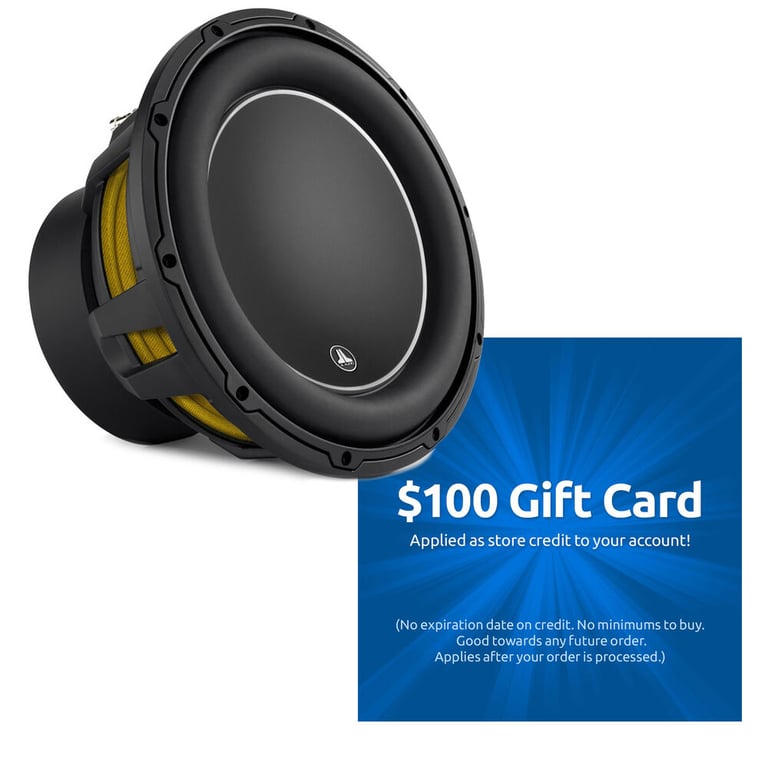 JL Audio 12W6v3-D4 Subwoofer + Free $100 Gift Card Image 1
