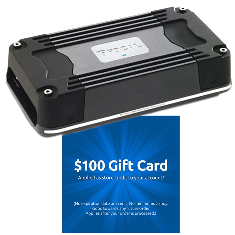 Focal FDS1.350 Amplifier + Free $100 Gift Card Image 1