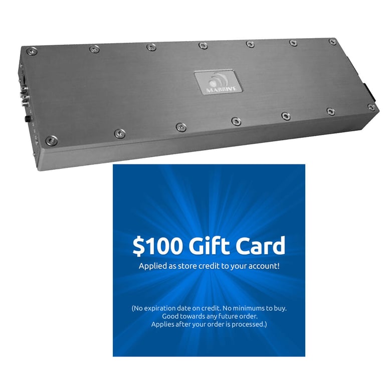 Massive Audio D8000 + Free $100 Gift Card Image 1