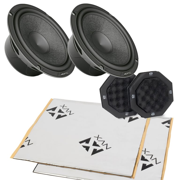 Hertz C 165 + Free Sound Deadening and NVX Speaker Ring Kit Image 1