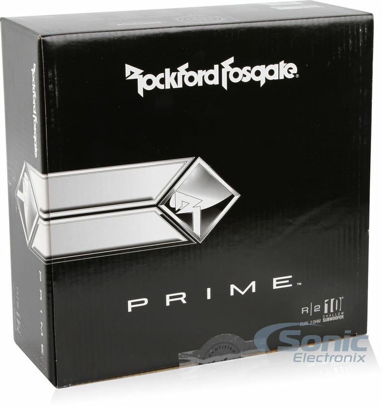 Rockford Fosgate Prime R2SD2-10 + 10" Subwoofer Enclosure Image 10