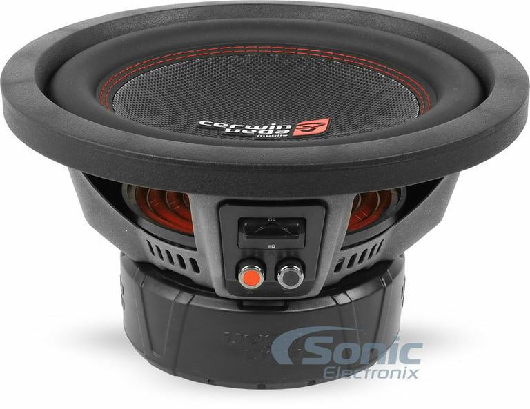 Cerwin-Vega VPRO104D Subwoofer + 10" Subwoofer Enclosure and Speaker Wire Image 4