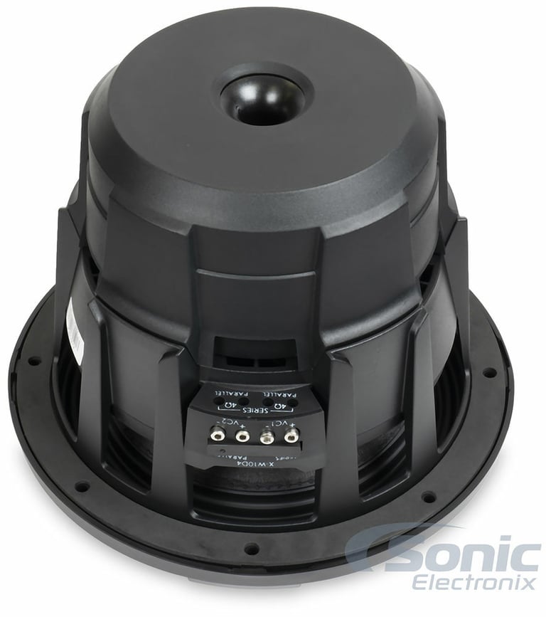 Alpine X-W10D4 Subwoofer + Free 10" Subwoofer Enclosure and Speaker Wire Image 4