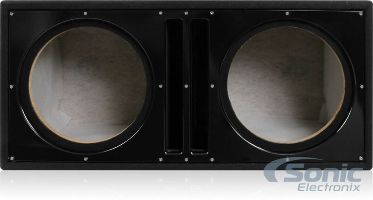 (Pair) Planet Audio 12" Subwoofers + Dual 12" Ported Sub Box Image 7
