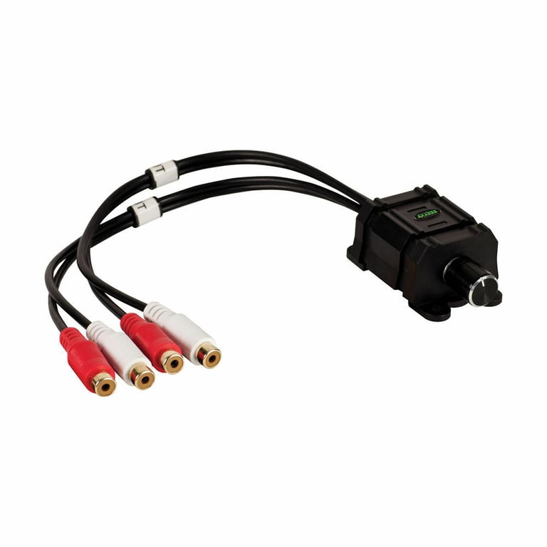 PAC LC1 Universal Bass Knob (LC-1) + NVX 2-Channel RCA Cables Image 2