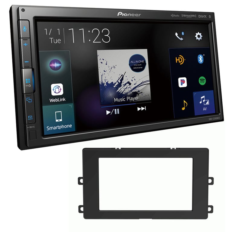 Pioneer DMH-C2500NEX + 2020 Toyota Highlander 107TO7HG Kit Image 1