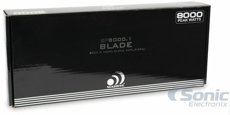 Massive Audio BP8000.1 + Free High Quality NVX Amp Kit Image 7