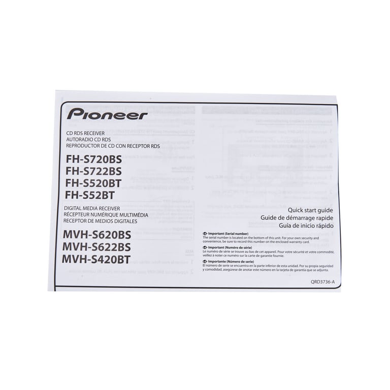 Pioneer FH-S520BT (Like New (Open Box)) Image 7