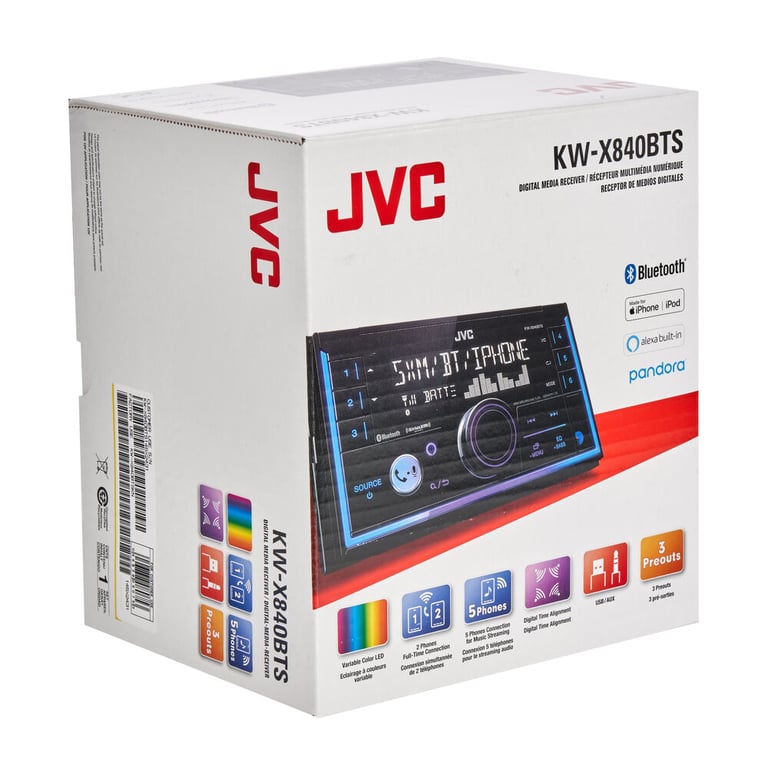 JVC KW-X840BTS Image 9