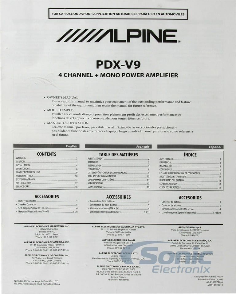Alpine PDXV9 (Open Box, Complete) Image 7