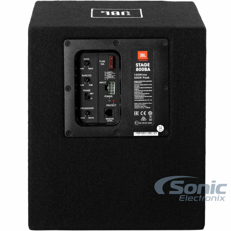 JBL STAGE 800BA + Premium NVX Sound Deadening Image 3