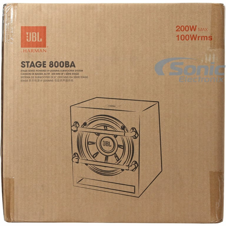 JBL STAGE 800BA + Premium NVX Sound Deadening Image 5
