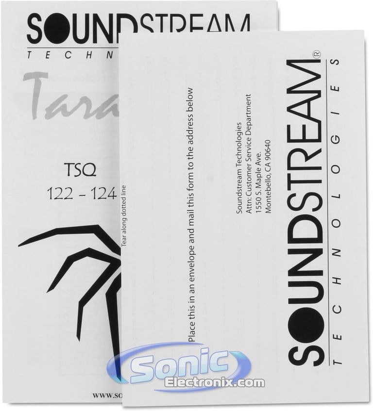 Soundstream TSQ-124 Image 7
