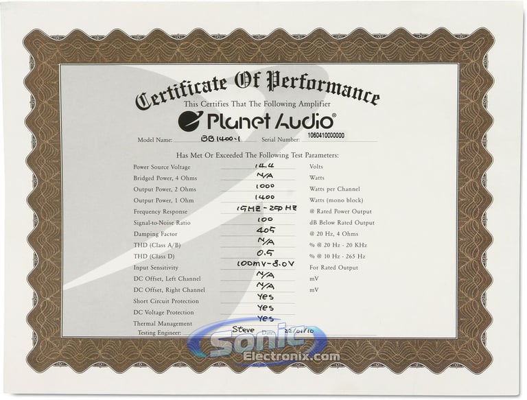 Planet Audio BB1400.1 Image 8