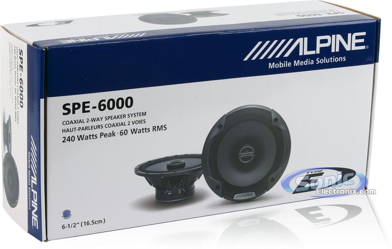 Alpine SPE-6000 Open Box Complete (Good, Used) Image 11