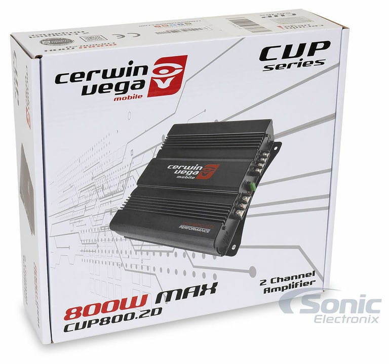 Cerwin Vega CVP800.2D with Belva 8 Gauge Amp Kit Image 7