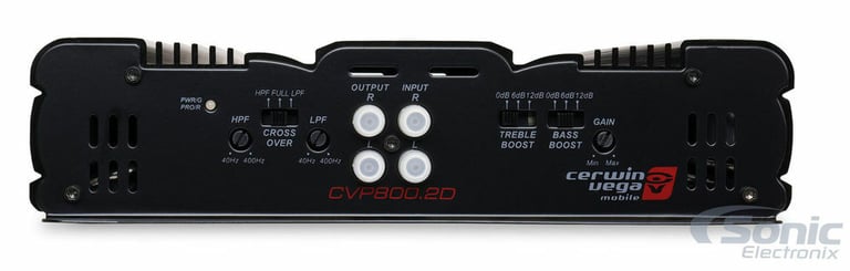 Cerwin Vega CVP800.2D with Belva 8 Gauge Amp Kit Image 3