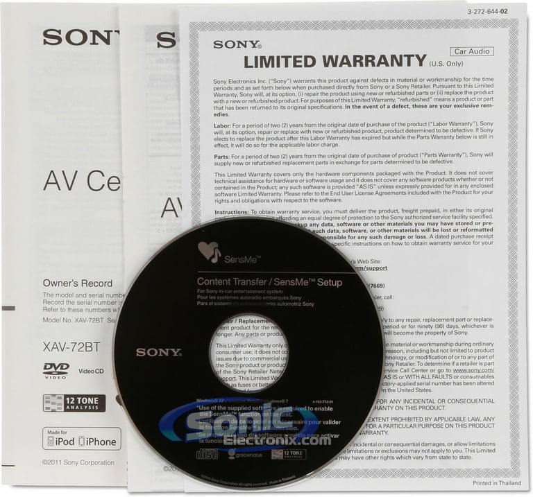 Sony XAV-70BT (Open Box Complete) Image 8