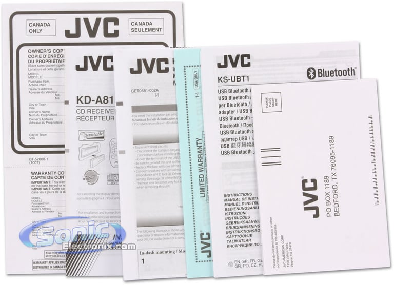 JVC KD-R810 + FREE Pair of JVC CS-XM620 Image 11