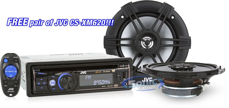 JVC Arsenal KD-AHD69 + FREE Pair of JVC CS-XM620 Image 1