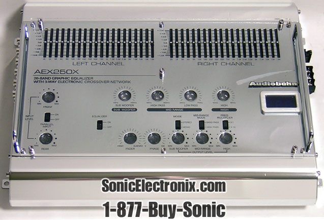 Audiobahn AEX250X 20 Band Equalizer/Crossover/Line Driver Image 2