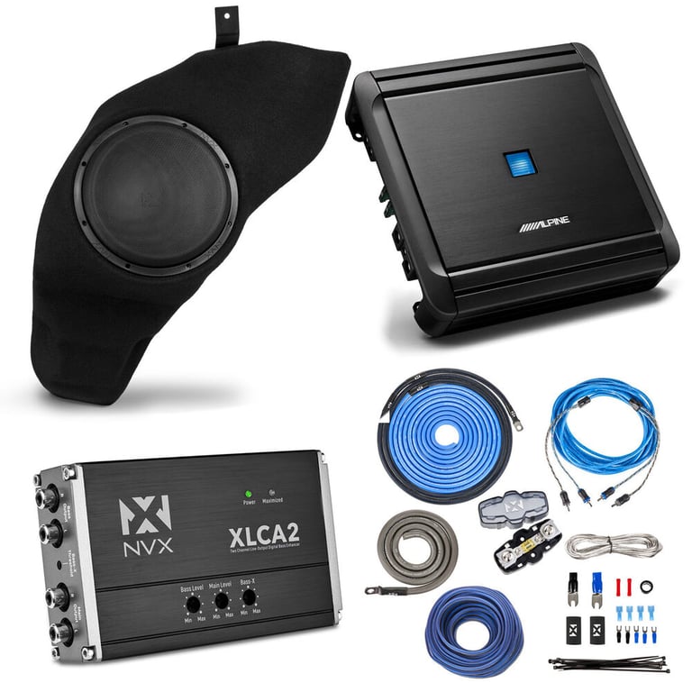 2018-2021 Tesla Model 3 - Custom  10" Subwoofer Enclosure | NVX BE-TM3-VSW10S2 Image 1
