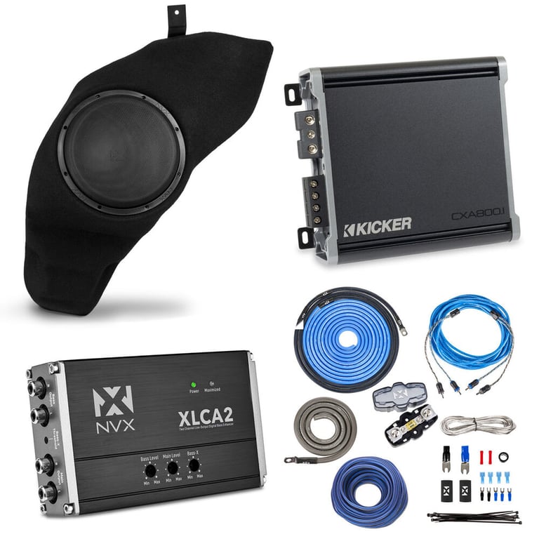 2018-2021 Tesla Model 3 - Custom  10" Subwoofer Enclosure | NVX BE-TM3-VSW10S2 Image 1