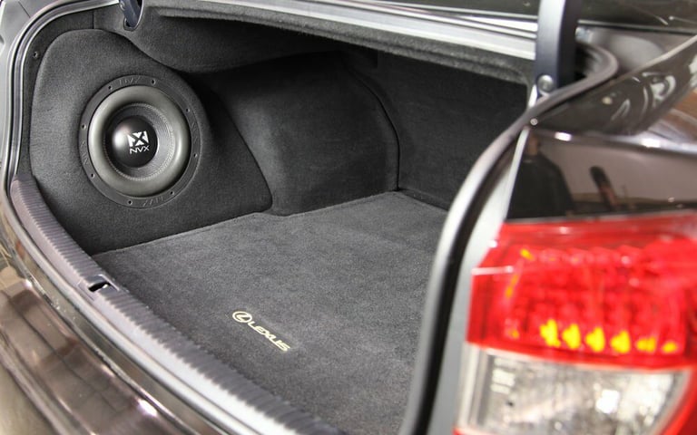 2006-2013 Lexus IS250/IS350/ISF - 10" Sub Enclosure | NVX BE-LEX-IS0613-VCW104 Image 11