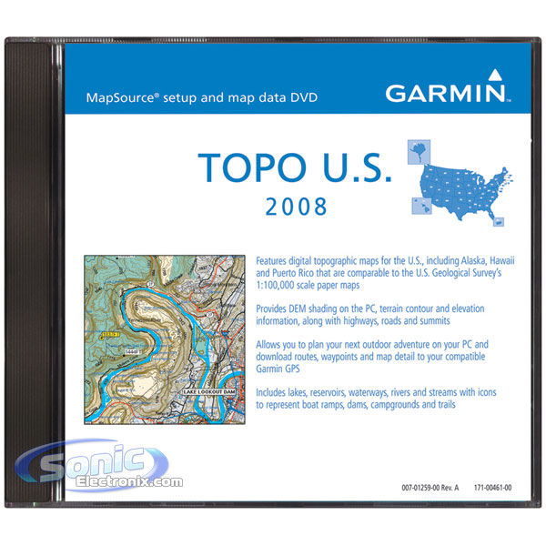 Garmin 010-11001-01 TOPO US (2008) Image 1
