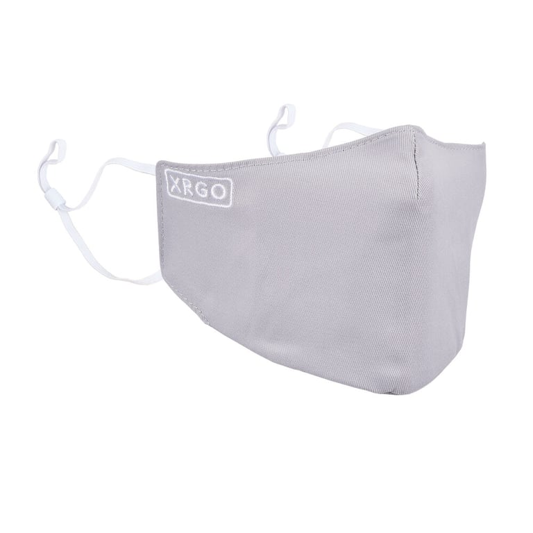 (20-Count) XRGO XM25GR Gray Cloth Reusable Face Mask + 100 Filters Image 2