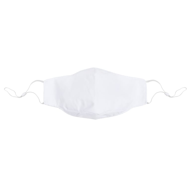 (10-Count) XRGO XM25WH Plain White Cloth Reusable Face Mask + 50 PM.2 Filters Image 3