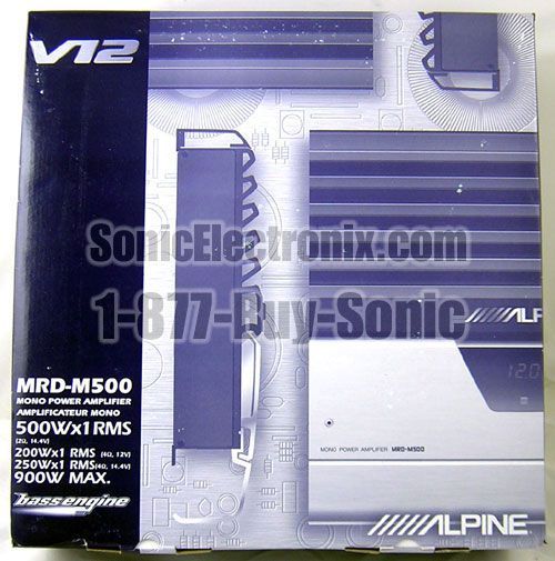 Alpine MRD-M500 MonoBlock V12 Class D Series Image 5