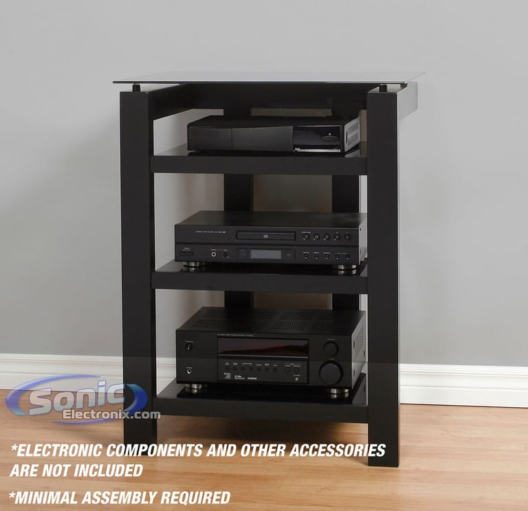 Plateau SL-4A (Black w/ Black Glass) Image 1