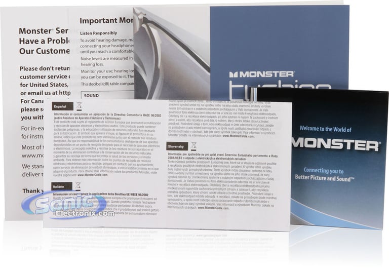 Monster Turbine (MH TRB IE CT) High Performance Speakers In-Ear Headphones Headset Image 7