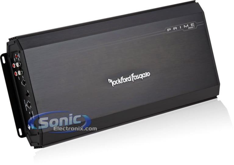 Combo: Rockford Fosgate PRIME R500-1 + Amp Kit Image 2